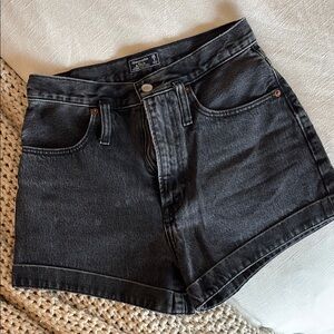 Abercrombie Black Denim Women's Shorts
